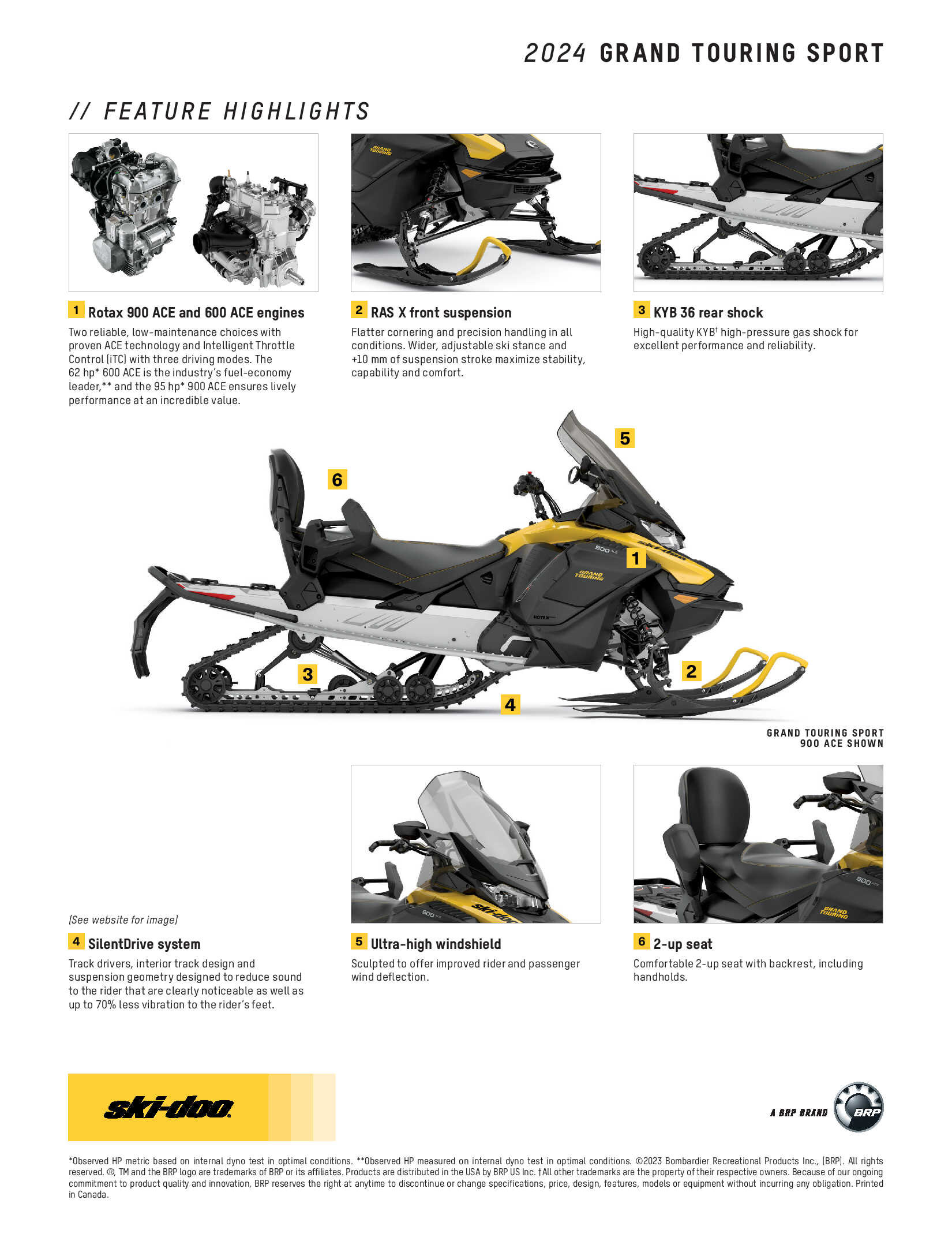 2024 Ski-Doo Grand Touring Sport specs 2