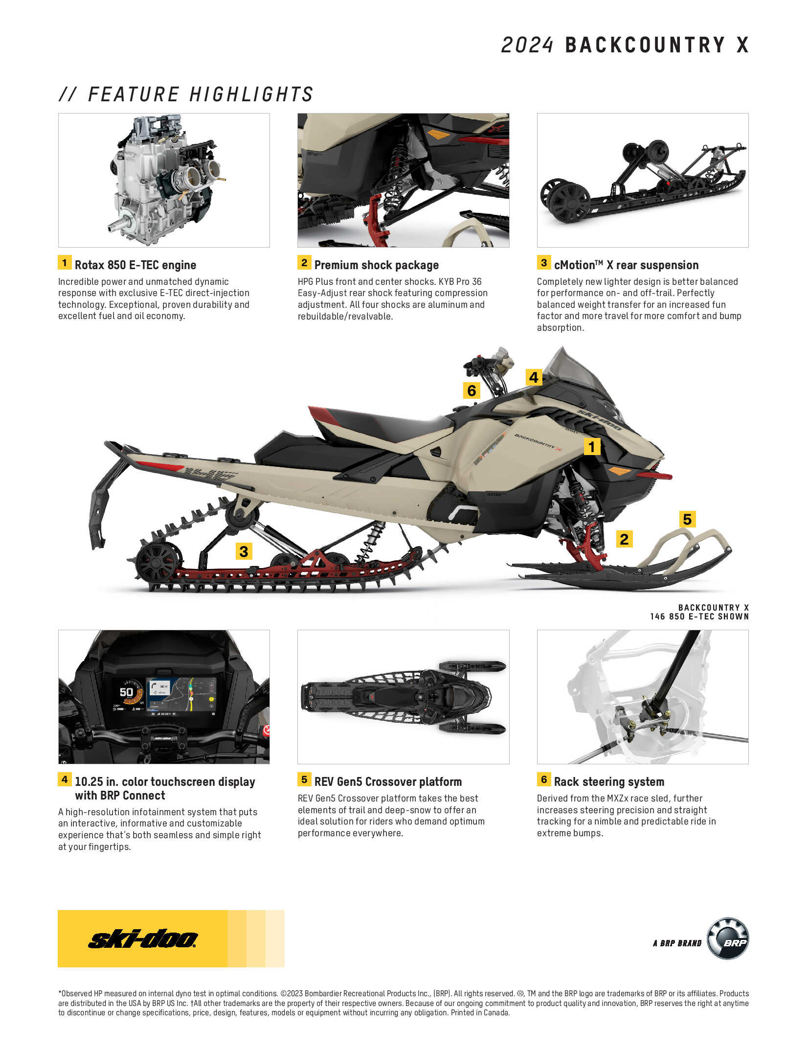 2024 Ski-Doo Backcountry X specs 2