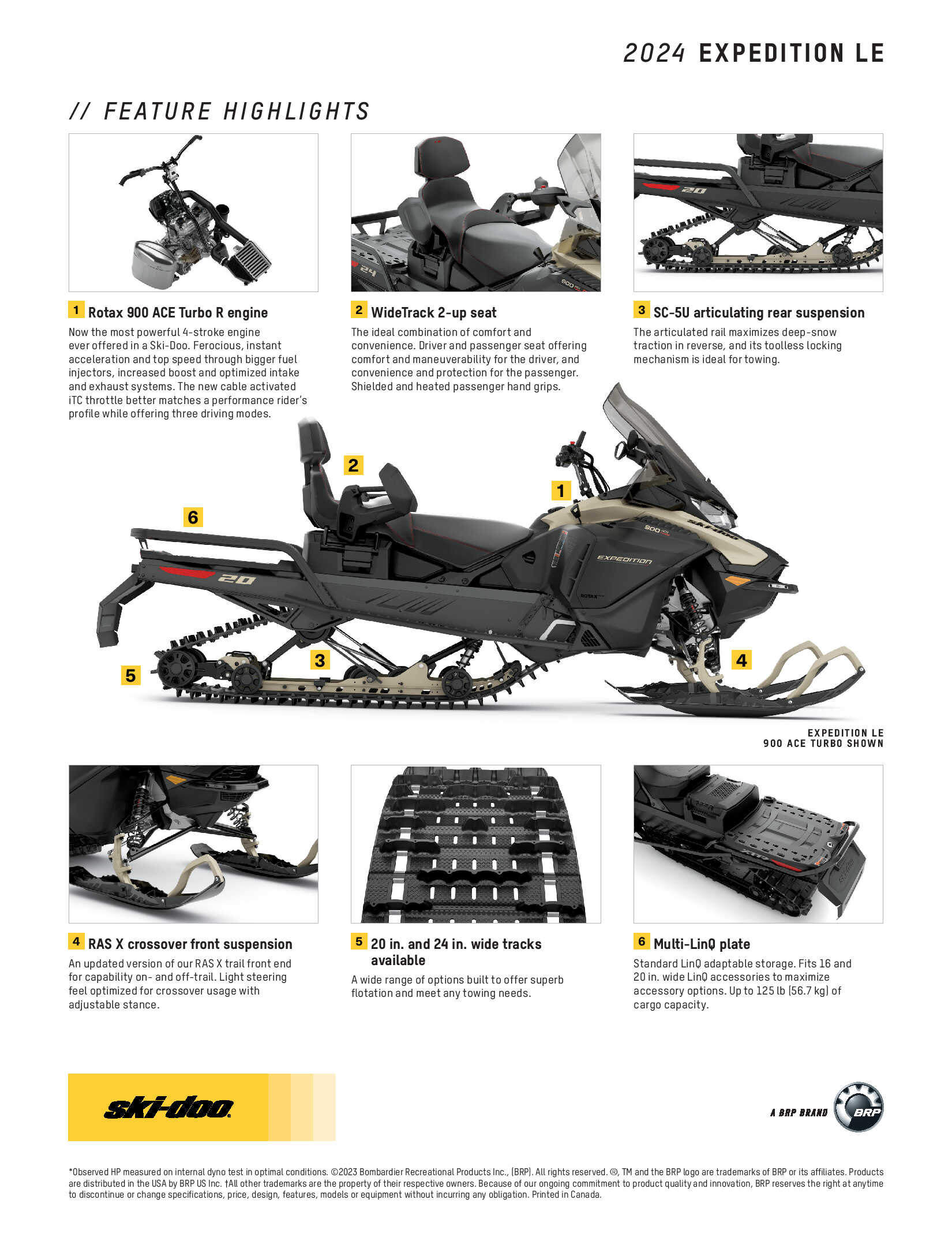 2024 Ski-Doo Expedition LE specs 2