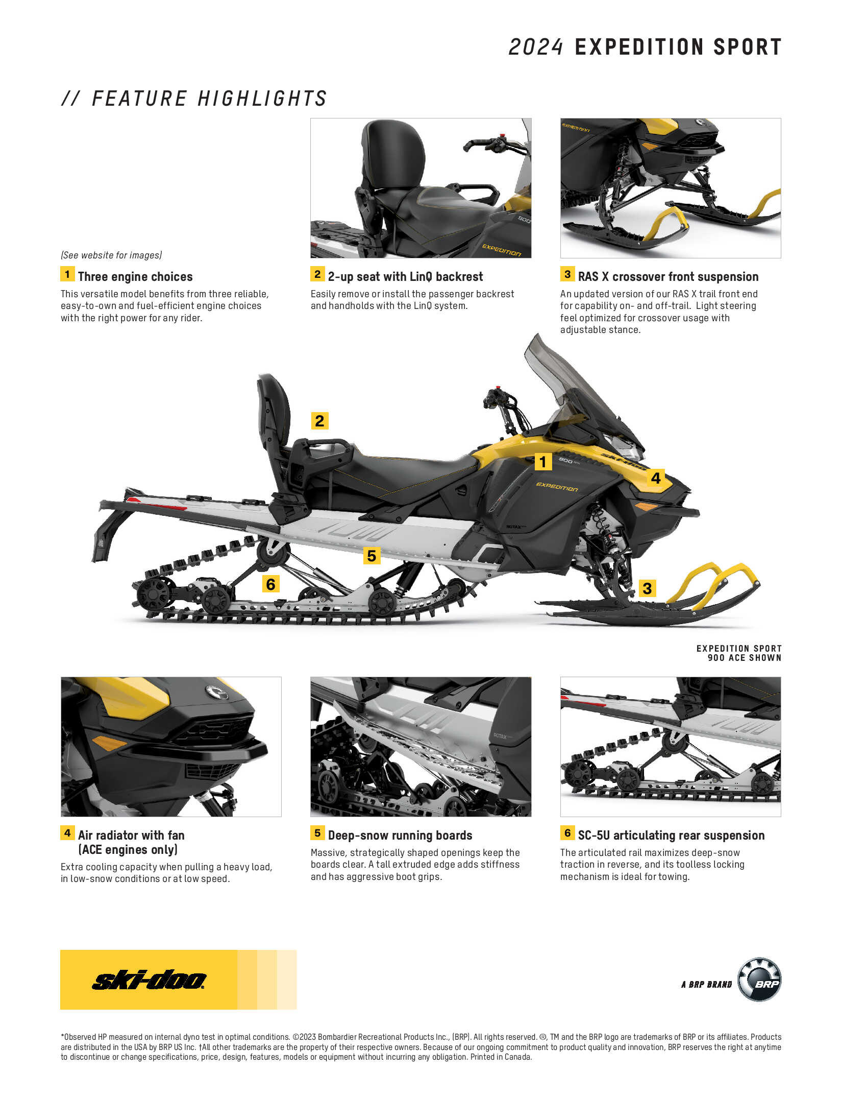 2024 Ski Doo Expedition Sport Specs 2