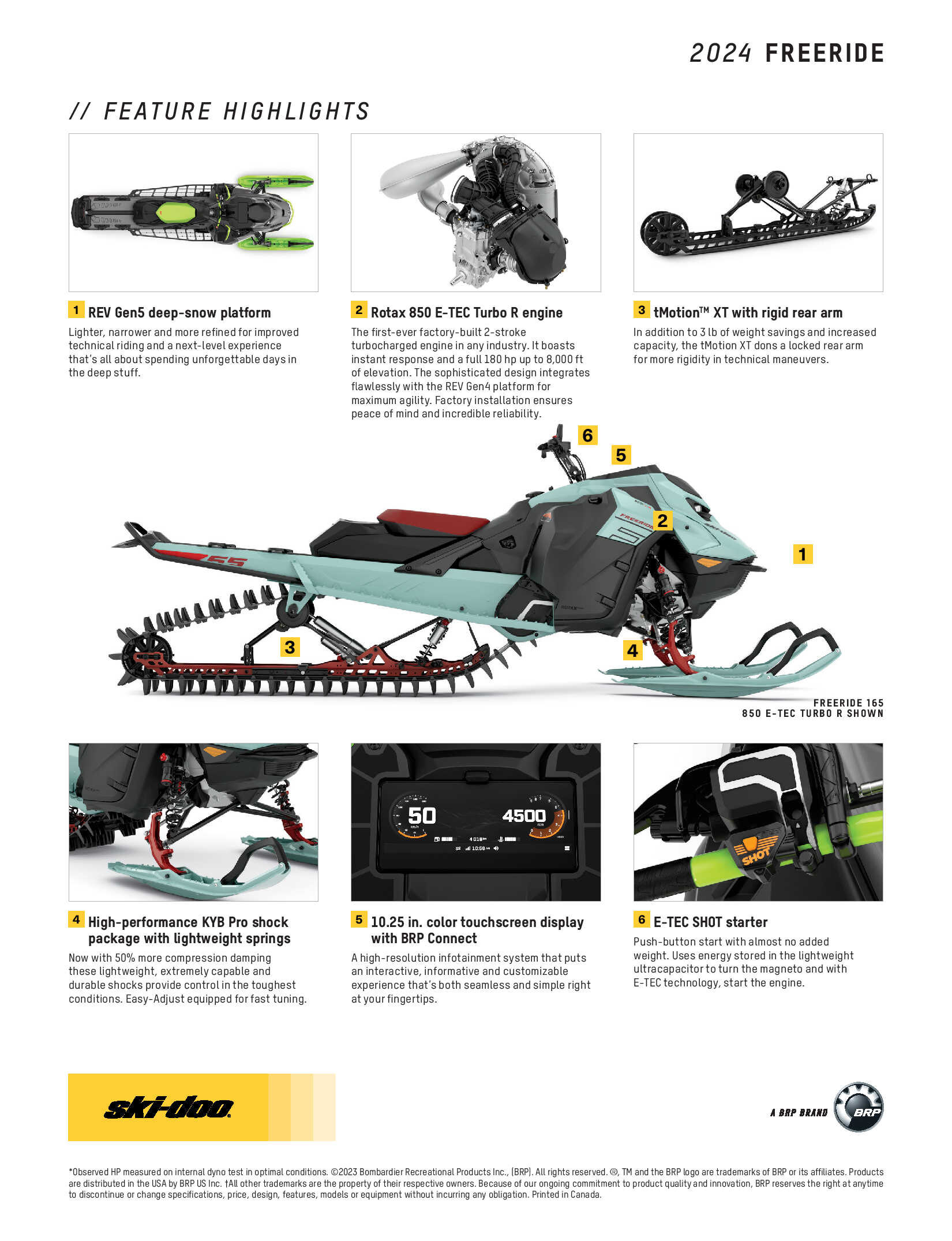 2024 Ski-Doo Freeride Specs 2