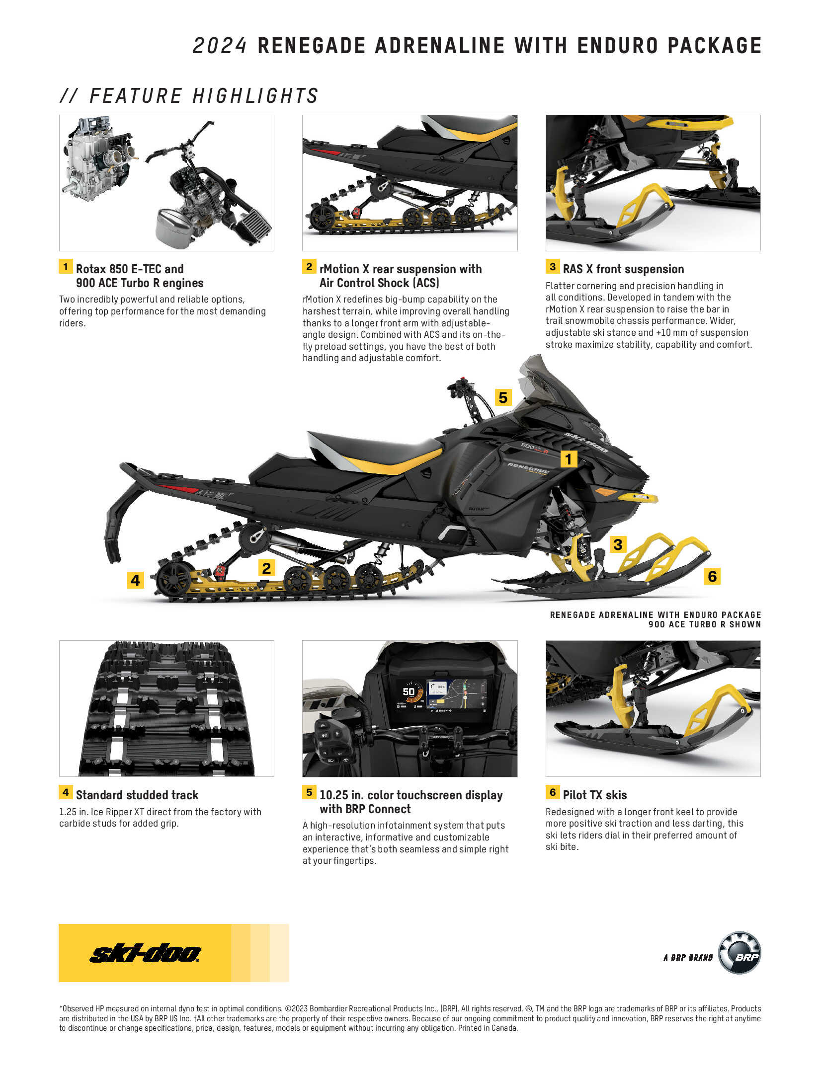 2024 Ski-Doo Renegade Enduro Specs 2