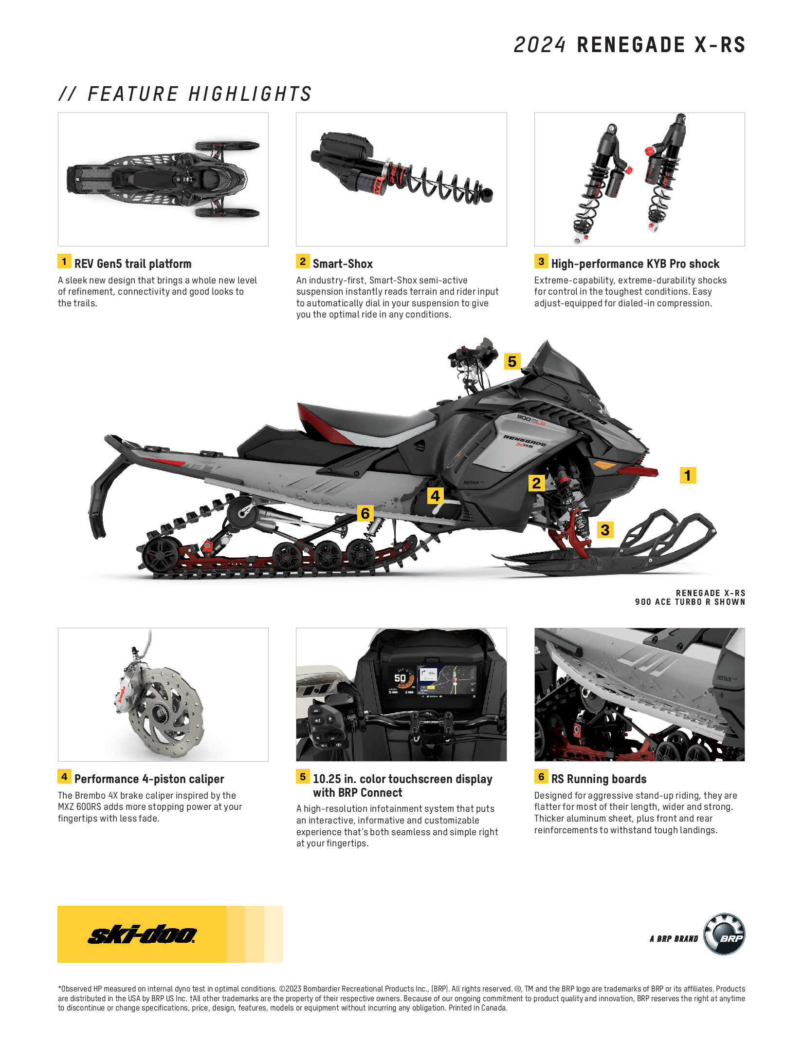 2024 Ski-Doo Renegade X-RS Specs 2